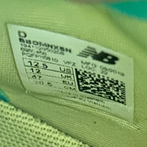 New Balance OMN1S Neon Green Kawhi Leonard size 12.5 MEN’S BASKETBALL SHOES - Picture 9 of 9